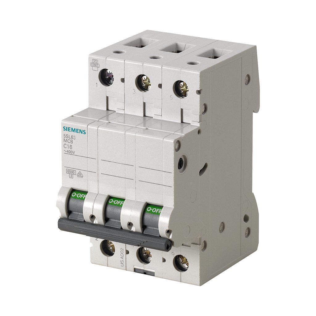 Siemens Otomatik Sigorta 5SL6301-7 Trifaze C Tipi 1Amper 6Ka