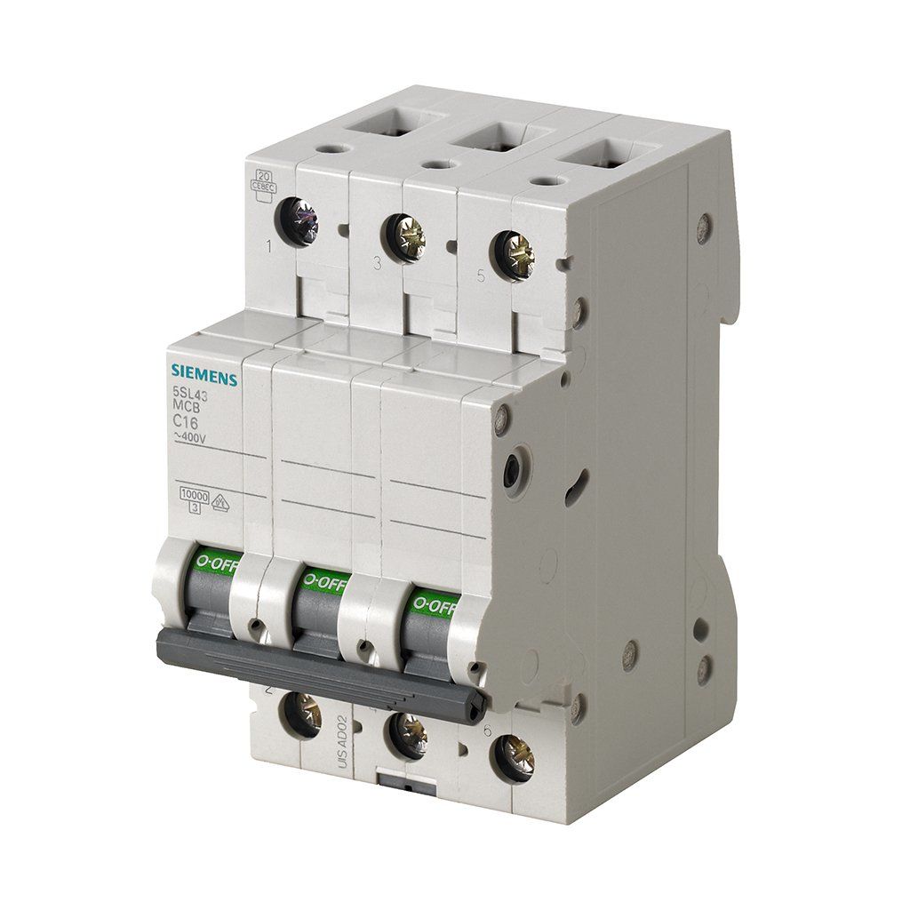 Siemens 5SL4363-7 Trifaze C Tipi 10Ka/63Amp Anahtarlı Otomatik Sigorta