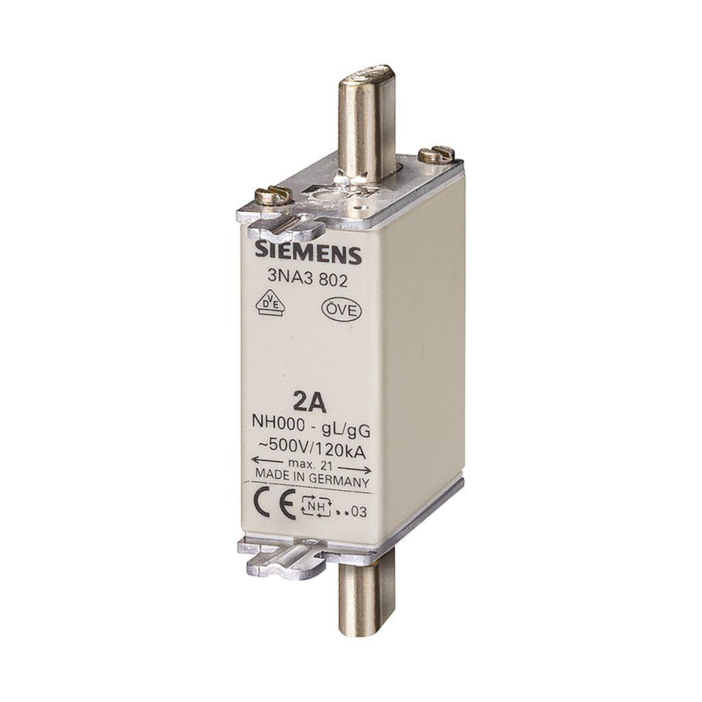 Siemens 3NA3830 500V Ac/250V Dc30 100A Nh-Bıçaklı Sigorta Boy 000