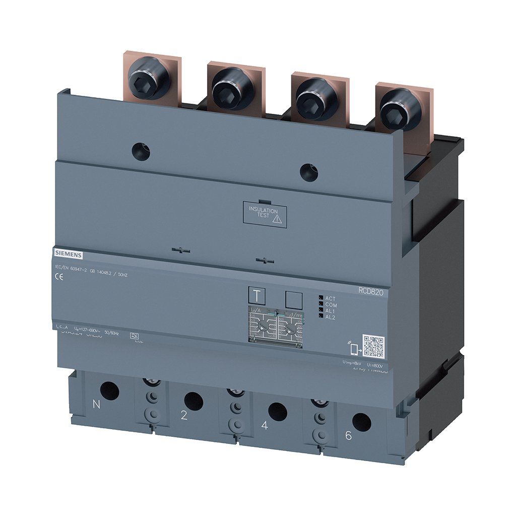 Siemens 3VA9424-0RL30 4x630A Kaçak Akım Koruma Rcd820