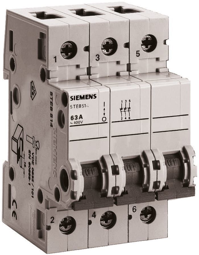 Siemens 5TE8113 Anahtar 20Amper 400V 3No