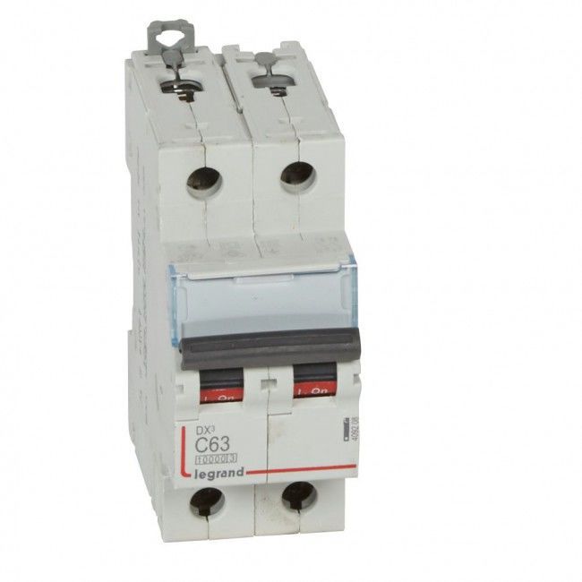 Legrand Otomatik Sigorta DX3 C Tipi 2x63Amper 10Ka 409208