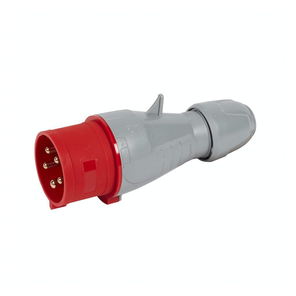 Legrand P17 Endüstriyel Tip Düz Fiş 32A 3P+N+T IP44 380/415V 555239 10 Ad