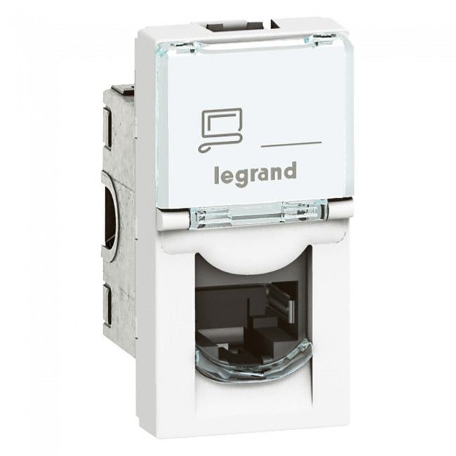 Legrand Sistem Armada Rj45 Cat6A Stp Priz 1 Modül Beyaz 076573