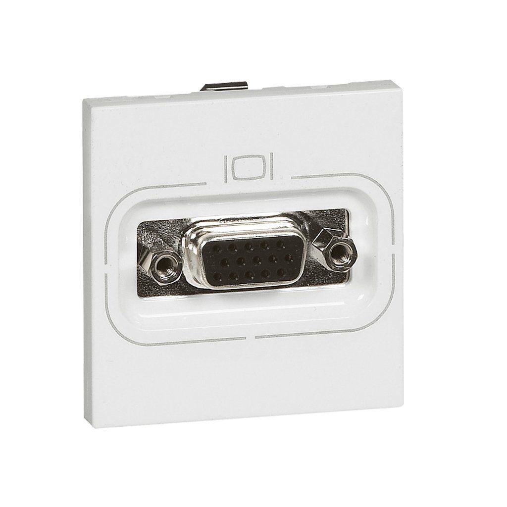 Legrand Sistem Armada Hd15 Priz Vida Bağlantılı 2 Modül Beyaz 078757