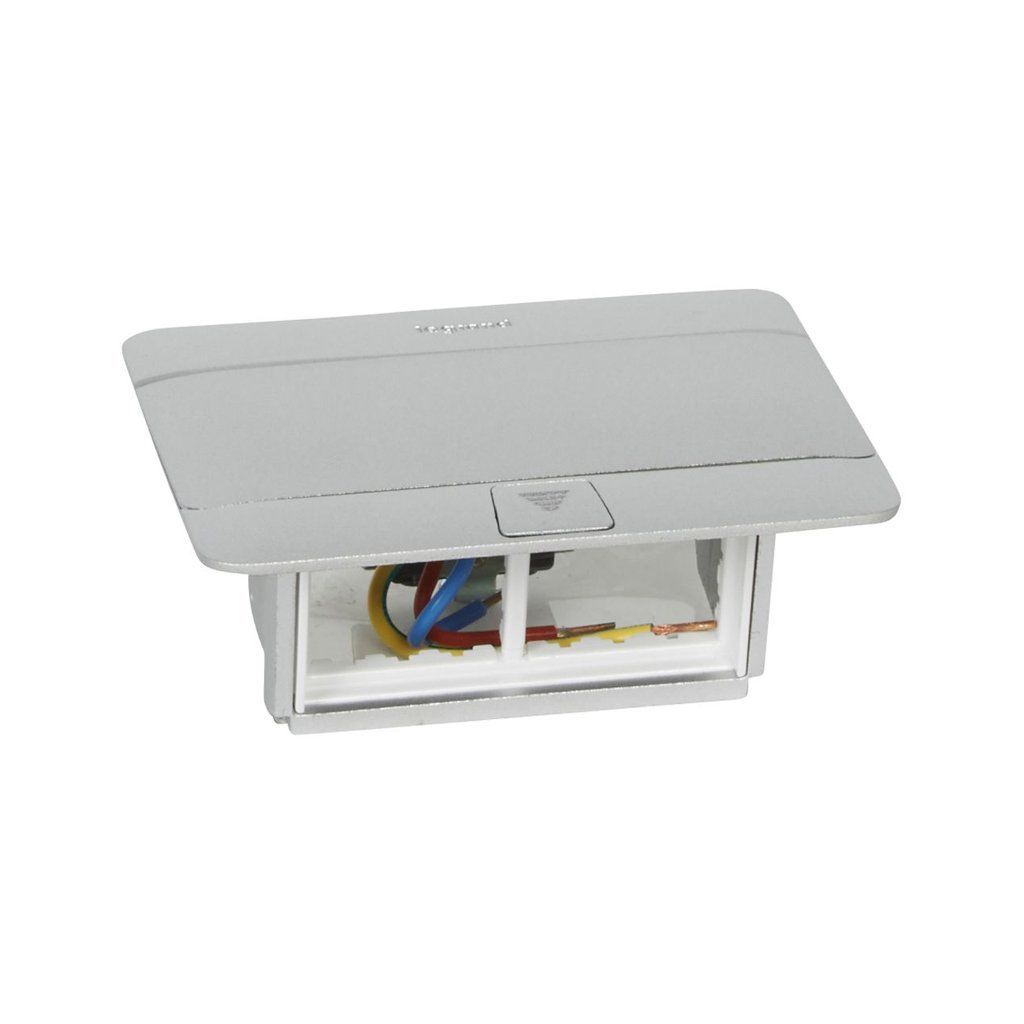Legrand 4Modül Donalabilir Masa Veya Döşeme Altı Buat Mat Alüminyum054011