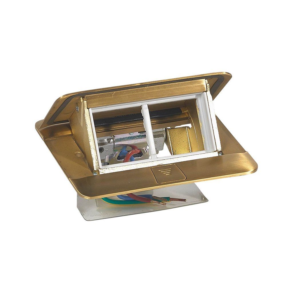Legrand 4Modül Donalabilir Masa Veya Döşeme Altı Buat Altın 054016