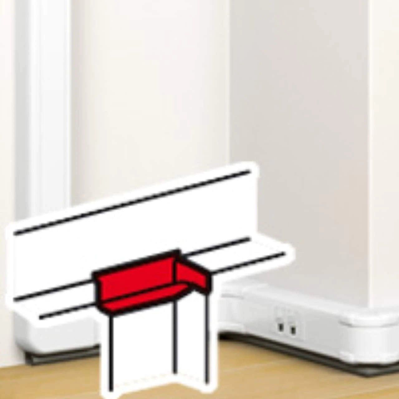 Legrand Gulot Sistem Armada Kaidesiz Montaj Kablo Kanalı 105Mmye Geçiş Aksesuarı 50X105 - 50X145Mm 075676