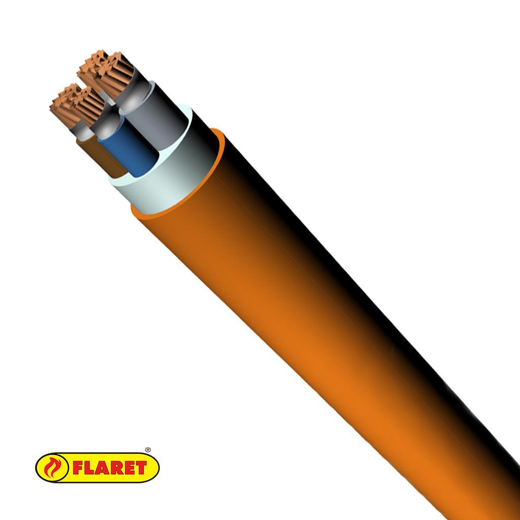 Hes N2XH FE 180 Kablo 4x2,5mm² 100 Mt