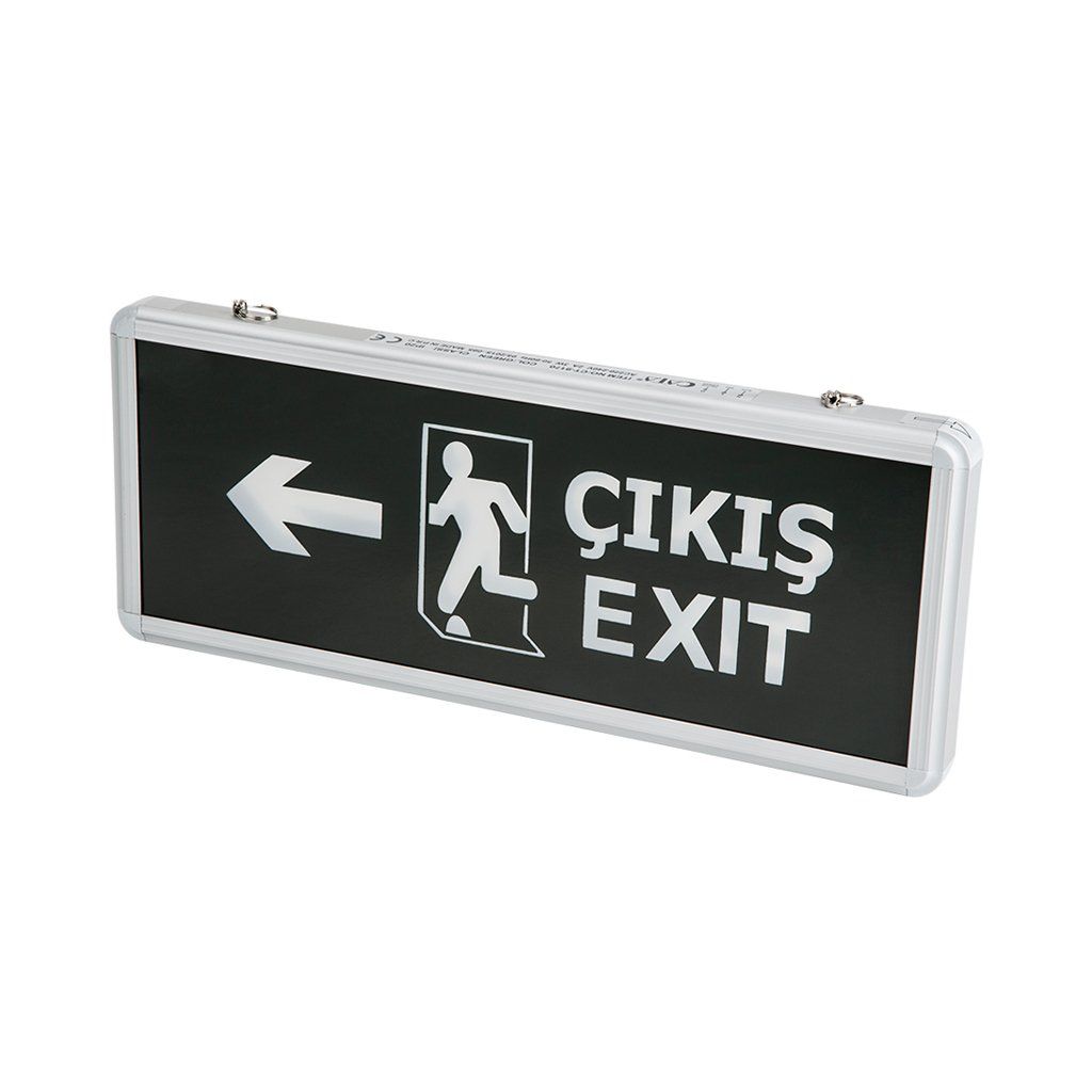 Cata Exit Çıkış Armatürü Ledli 3 Saat Akülü Ct-9170